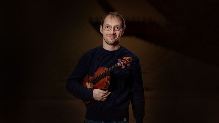 Gordan Trajkovic, konsertmästare i HSO. Foto: Mattias Berglund