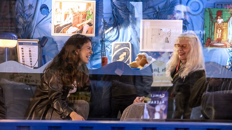 Sara Nazari och Marianne Lindberg de Geer