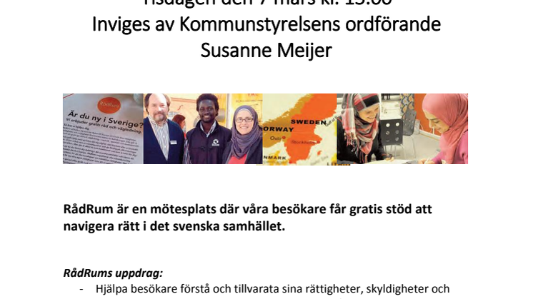 Nu invigs RådRum i Hörby