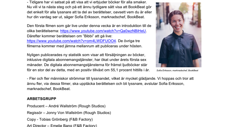 Nytt manér: BookBeat hyllar världens alla lyssnare