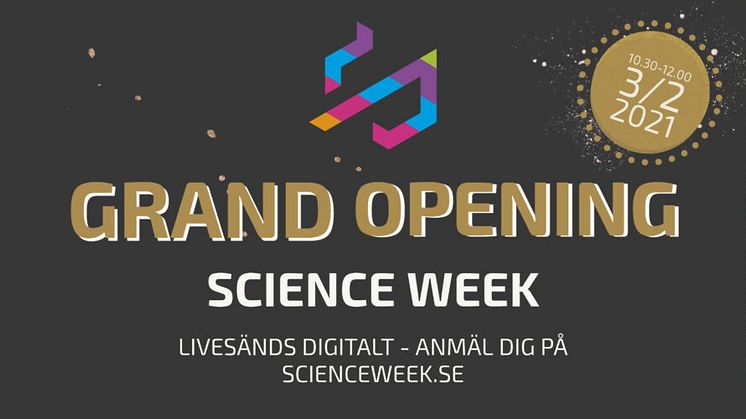 Grand Opening Science Week– Hur säkrar vi framtidens hållbara produktion i Sverige?