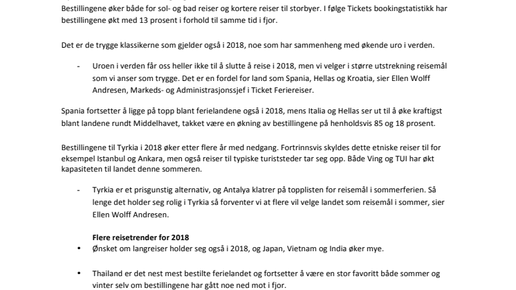 Hit reiser vi i 2018