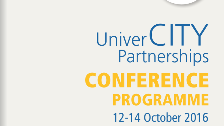 PROGRAM: UniverCITY Partnerships konferens 12-14 oktober, Stockholm and Uppsala