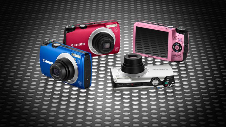 Rolig färgfotografering på ett enkelt sätt - Canon introducerar nya PowerShot A3300 IS och PowerShot A3200 IS