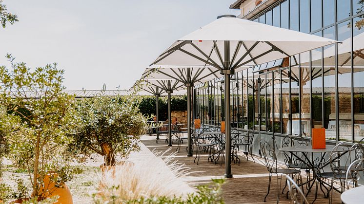 Professionelle Schattenplanung von Glatz: PALAZZO® Style, Fourviére Hotel, Lyon Frankreich