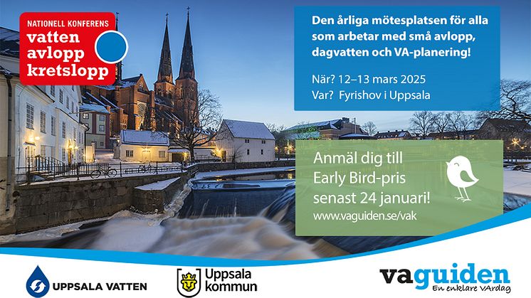 Boka dig till early bird-pris senast idag fredag den 24 januari