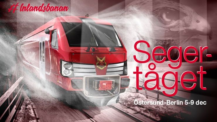 Flera överraskningar väntar resenärerna ombord på Segertåget som tar dem till Berlin och tillbaka. 