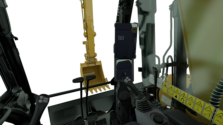 Cat 315 CR - inuti hytt