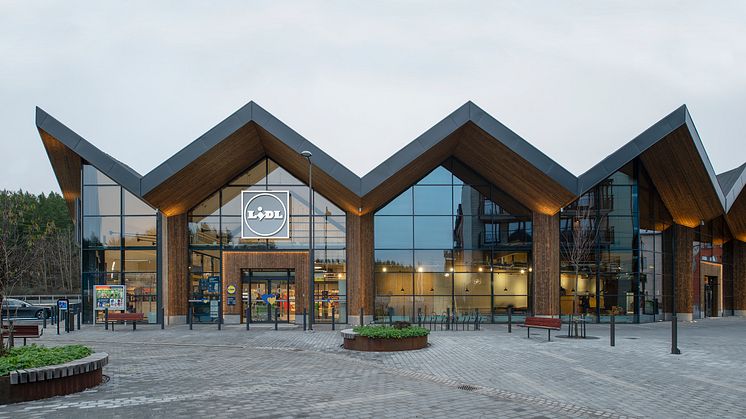 Lidls nya butikskoncept ger plats för både saluhall, restaurang och gym. Foto: Mikael Olsson