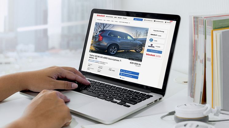 Begagnade bilar av nyare modell är populära på Blocket visar ny statistik som sammanställts av Carfax.