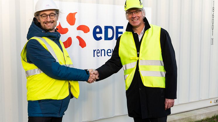 Batteriespeicher von EDF Renewables reduzieren die Energiekosten und leisten einen Beitrag zur Energiewende