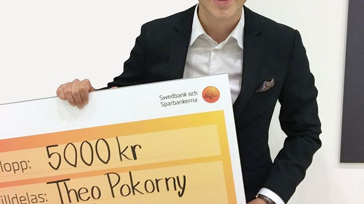 Theo Pokorny från Thoren Business School Stockholm blev "Årets säljare" när SM i Ung Företagsamhet avgjordes på Stockholmsmässan 16-17 maj.