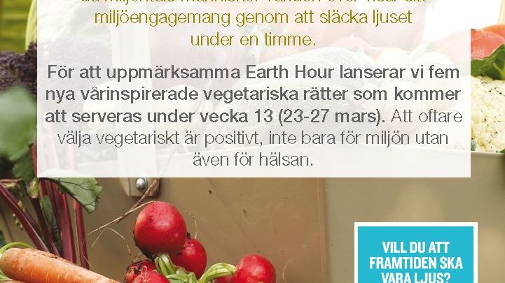 Compass Group stödjer Earth Hour