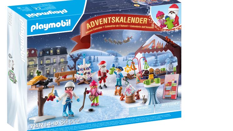 Adventskalender-Ausflug auf den Weihnachtsmarkt (71472) von PLAYMOBIL
