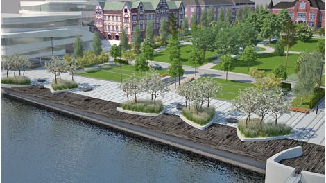Nu börjar ombyggnaden av Rådhusparken
