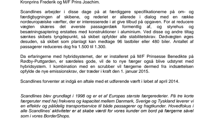 Scandlines’ flåde forøget med to skibe