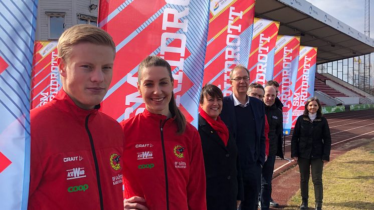 Karlstad värmer upp inför Friidrotts-SM 2019.