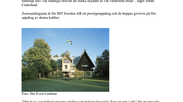 Kulturarv skyddas mot bränder
