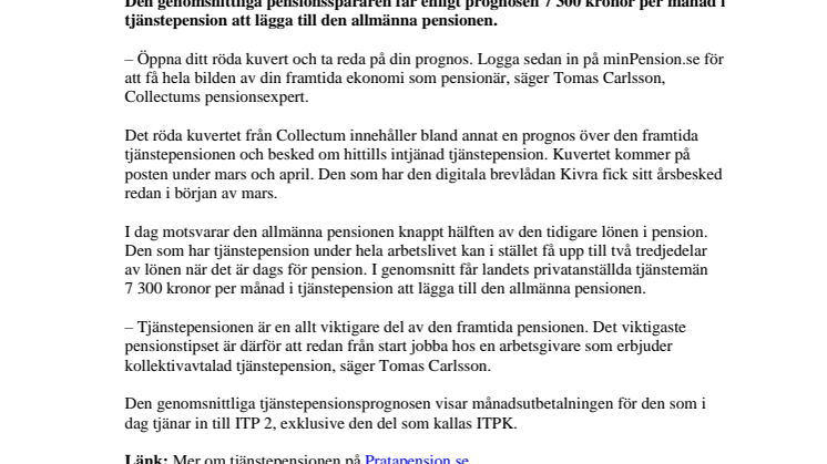 Nu får 1,9 miljoner svenskar röda kuvertet