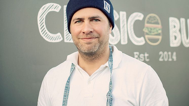 Pablo Pereira, ägare av Clasico Burger Foodtruck