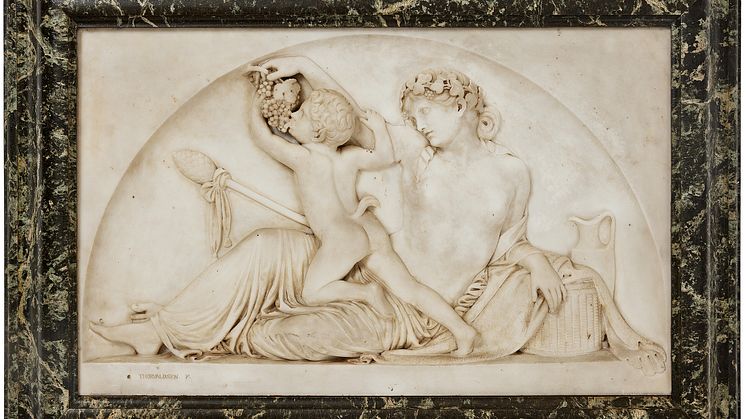 "Bacchante and Satyr" by Bertel Thorvaldsen
