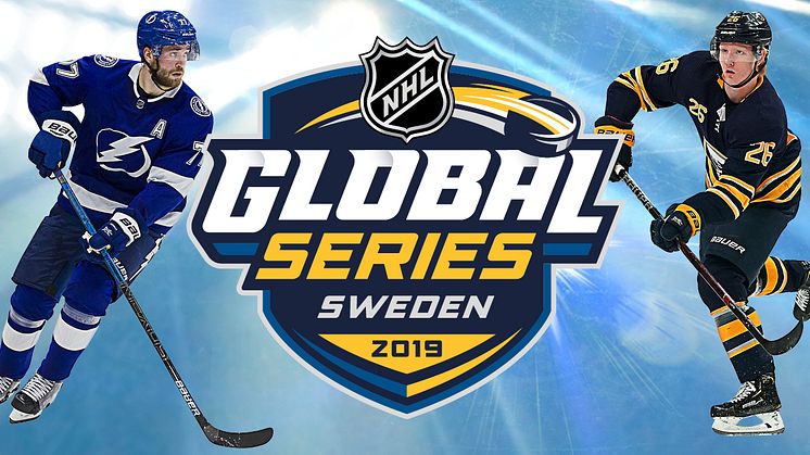 Buffalo Sabres och Tampa Bay Lightning möts i två ordinarie seriematcher i Ericsson Globe fredagen den 8 november och lördagen den 9 november.
