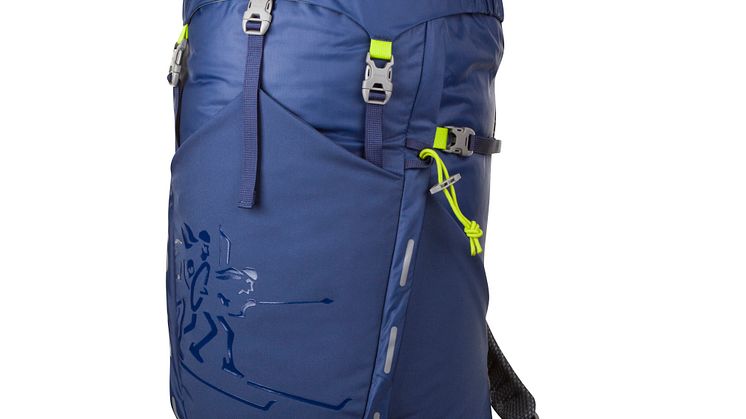 Rondane 46 L - Dusty Blue/Neon Green