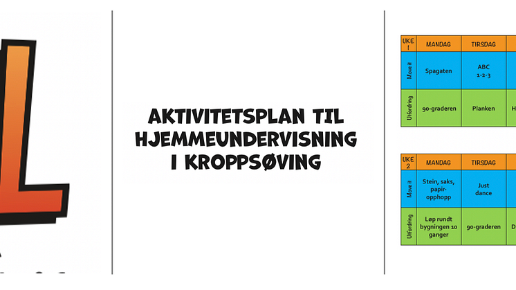 Morsom og aktiv hjemmeundervisning i kroppsøving! 