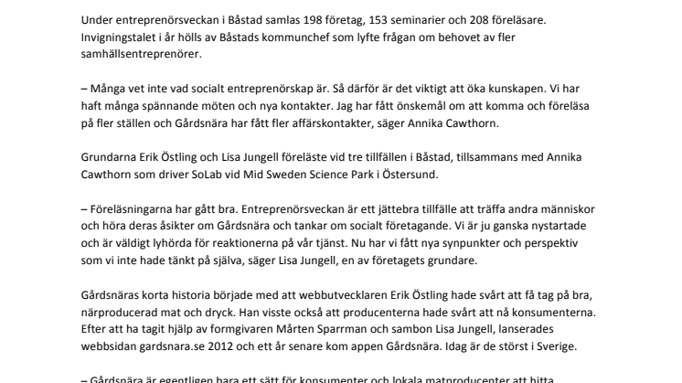 Åreföretag föreläste om samhällsnyttiga affärer i Båstad 