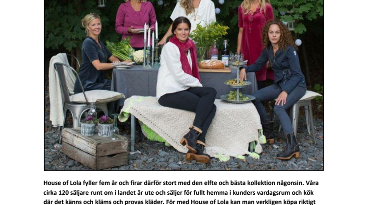 House of Lola fyller 5 år och firar med bästa kollektionen någonsin