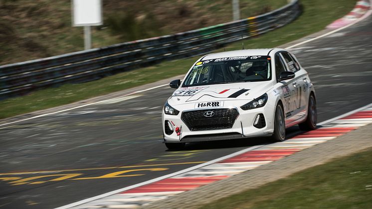 Hyundai Motor i30 N deltar i Endurance Race på Nürburgring.