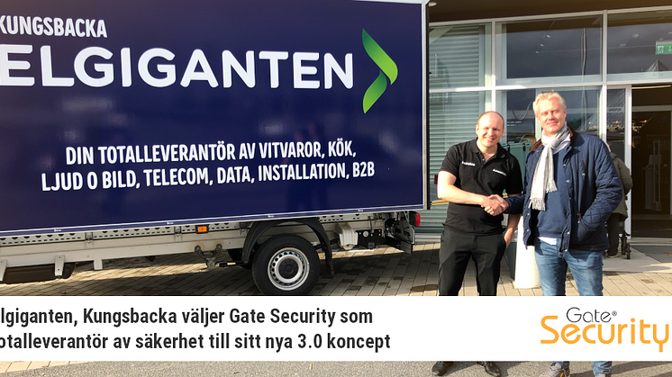 Elgiganten, Kungsbacka väljer Gate Security som totalleverantör av säkerhet till sitt nya 3.0 koncept