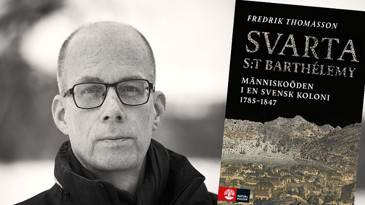 Fredrik Thomasson kommer till Piteå för att berätta om sin bok Svarta S:t Barthélemy.