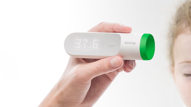 Withings panntermometer ger blixtsnabbt och precist resultat