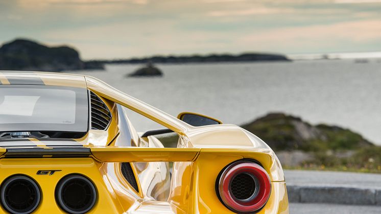 Verdens smukkeste rute – den norske kyststrækning i Ford GT