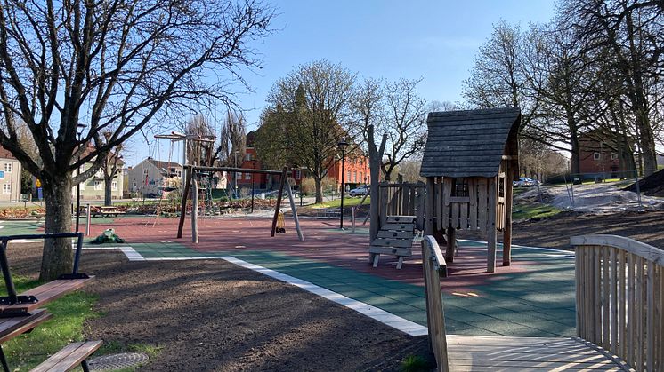 Snäckeparken i Ronneby har renoverats och tillgänglighetsanpassats.