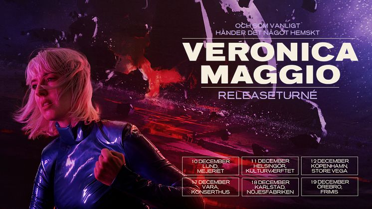 Veronica Maggio aktuell med ny musik – åker på blixtbokad turné i december