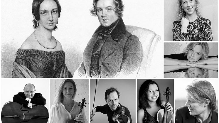 Schumanniad på Musikaliska - Clara och Robert Schumann. Medverkande artister.