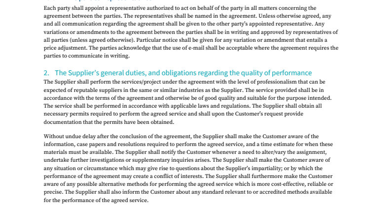 General terms and conditions for the purchase of services from Akvaplan-niva