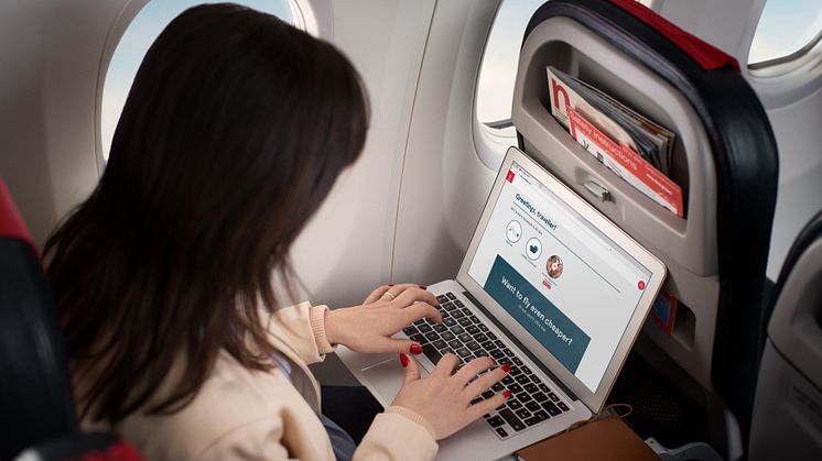 Norwegian introduce el wifi ‘puerta a puerta’ en sus vuelos.