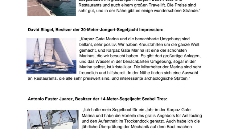 Bewertungen Unserer Liegeplatznutzer