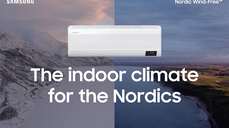 Samsungs nya serie luftvärmepumpar utvecklade för det nordiska klimatet