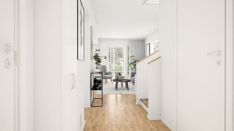 Brf Sundby Äng - 3D-bild av hallen