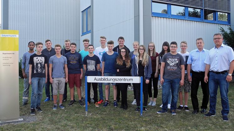 Ausbildungsstart beim Bayernwerk in Oberfranken