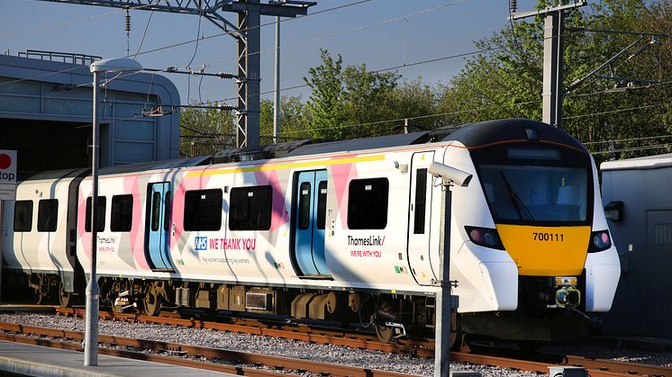 Thameslink train wrap