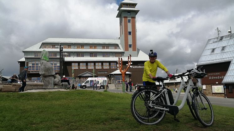 auf dem Fichtelberg angekommen (Foto: Matthias Förster)