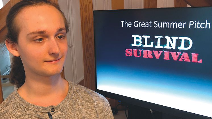 Gymnasieingenjören Noah Molteberg Lundén vann pris för sitt zombie-spel utvecklat för synnedsatta