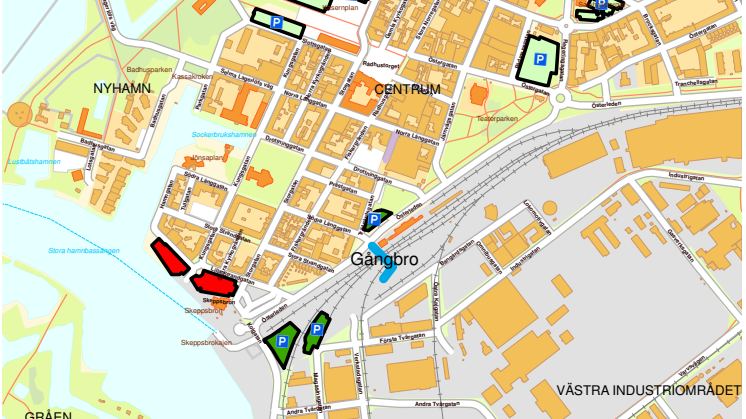 Parkering under Jubeldagen den 25 maj