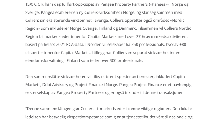 Colliers fullfører nordisk oppkjøp av PangeaProperty Partners.pdf