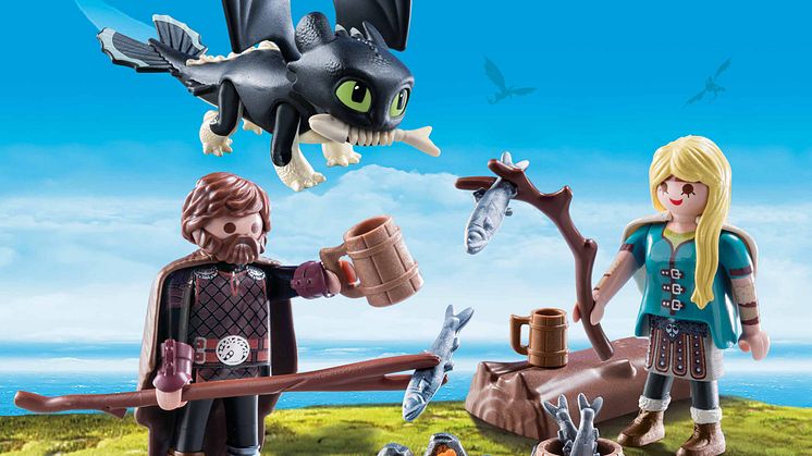 Hicks und Astrid mit Babydrachen von PLAYMOBIL (70040)